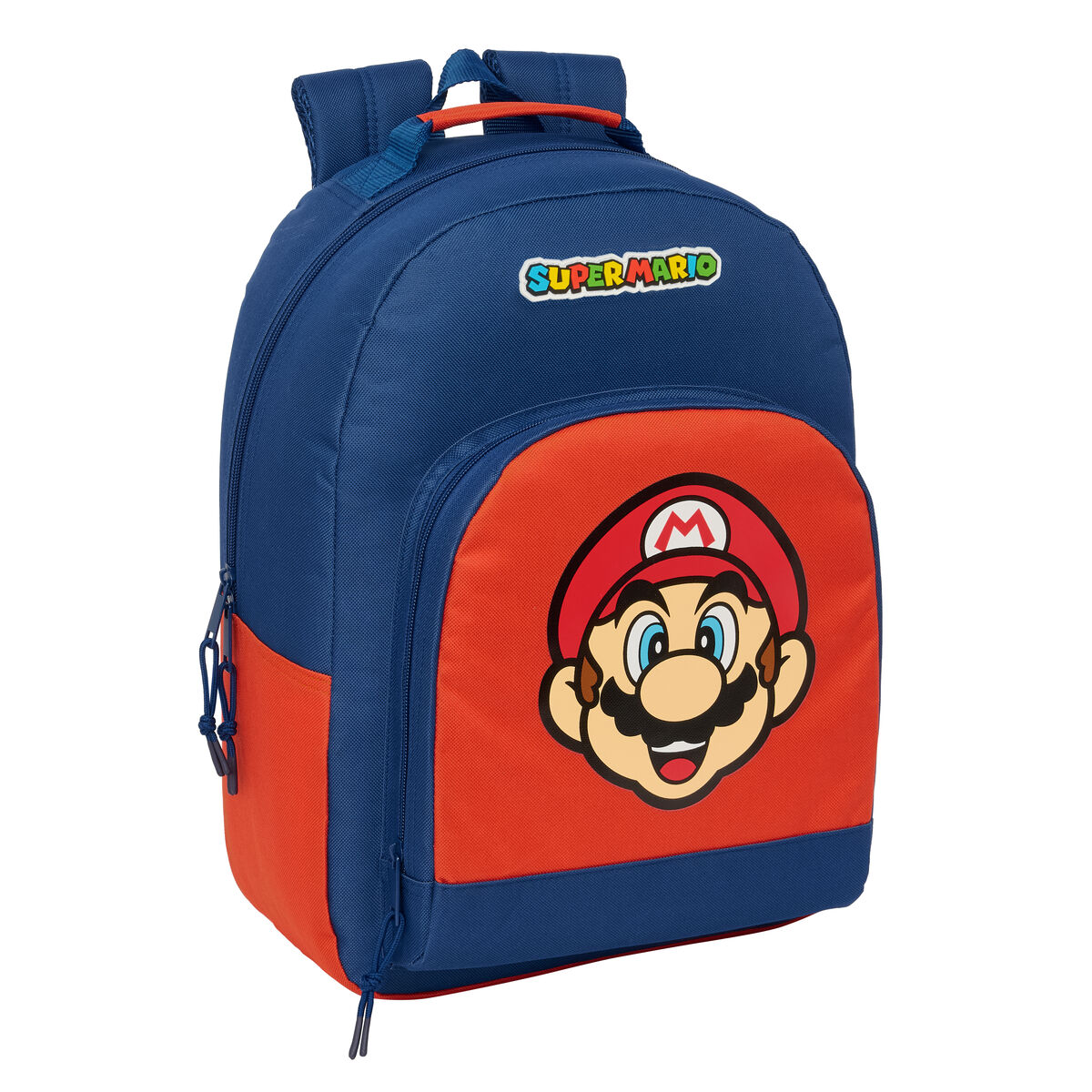 School Bag Super Mario Mamma mia Red Navy Blue 32 x 42 x 15 cm School Bag Super Mario Mamma mia Red Navy Blue 32 x 42 x 15 cm