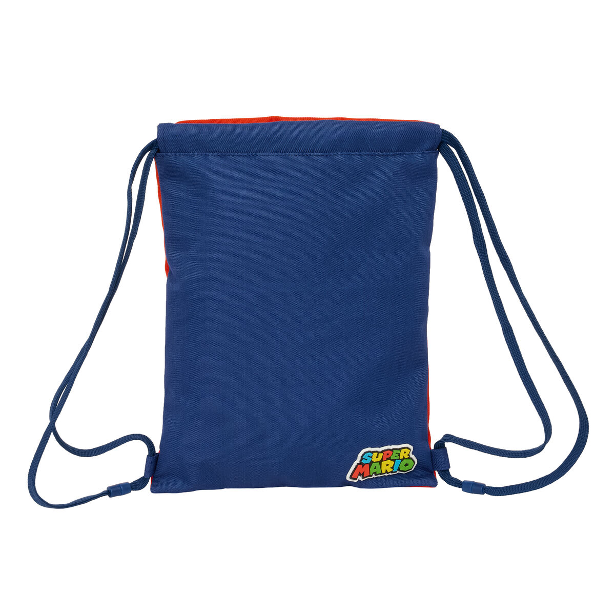 Backpack with Strings Super Mario Mamma mia Red Navy Blue 26 x 34 x 1 cm