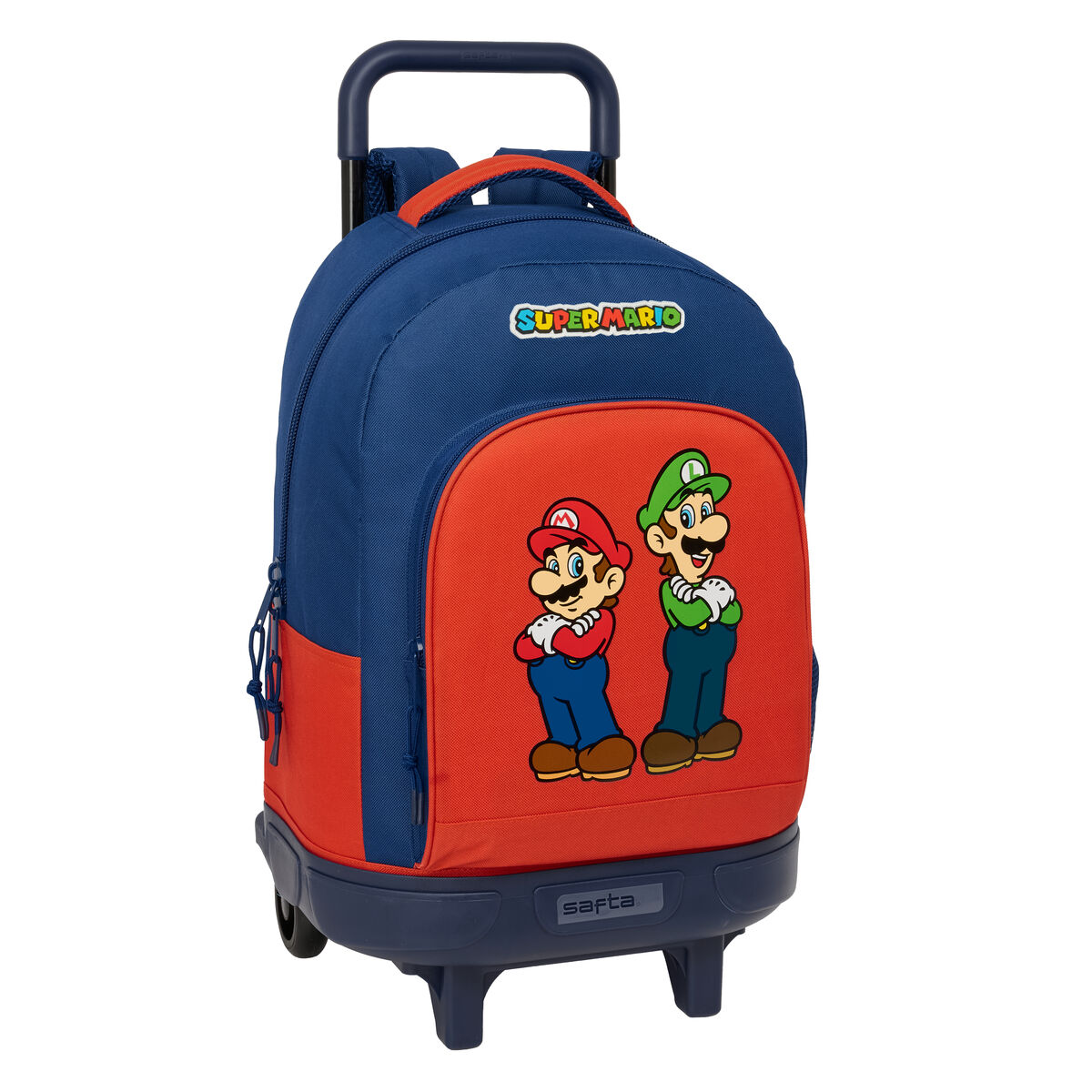 School Bag Super Mario Mamma mia Red Navy Blue 33 x 45 x 22 cm