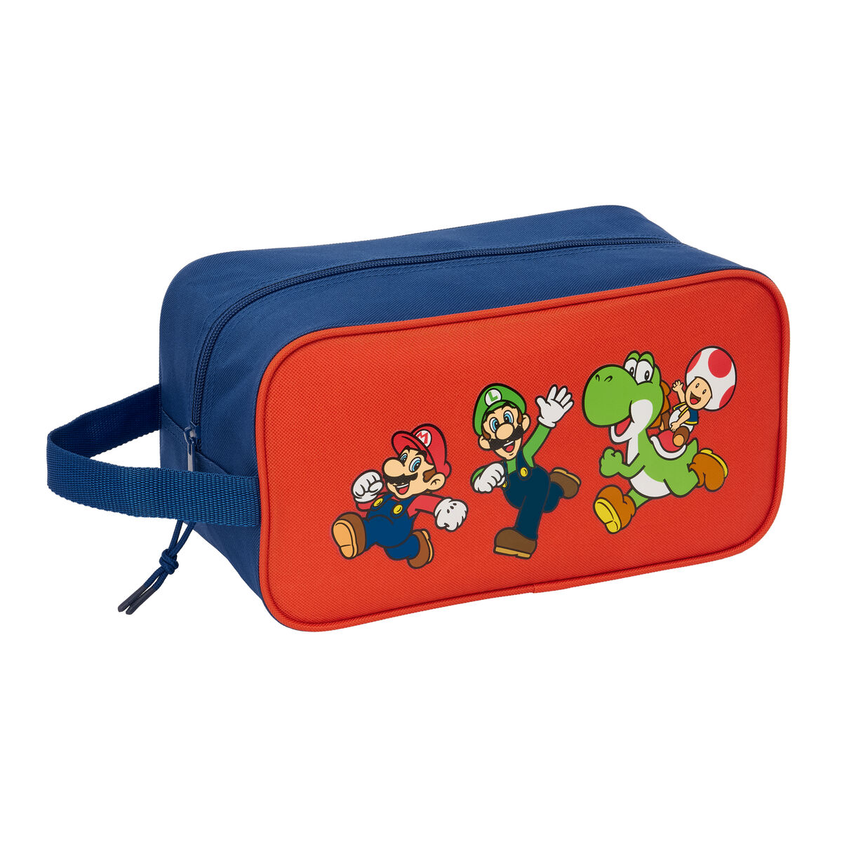 Travel Slipper Holder Super Mario Mamma mia Red Navy Blue 29 x 15 x 14 cm