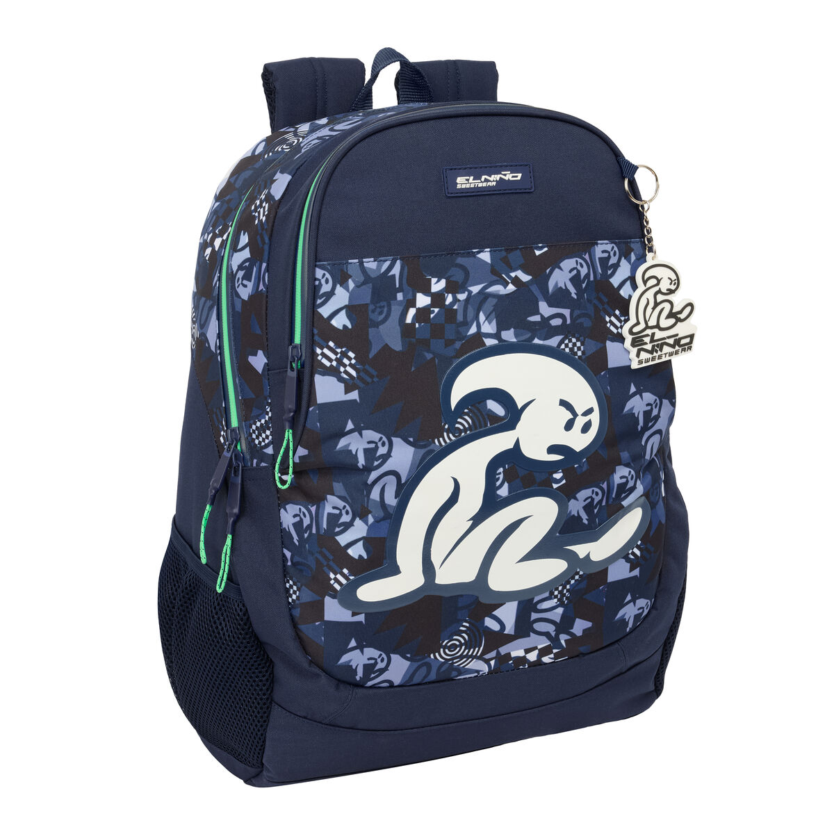 School Bag El Nio Navy Navy Blue 32 x 44 x 16 cm School Bag El Nio Navy Navy Blue 32 x 44 x 16 cm