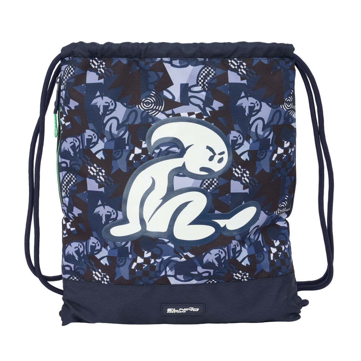 Backpack with Strings El Nio Navy Navy Blue 35 x 40 x 1 cm