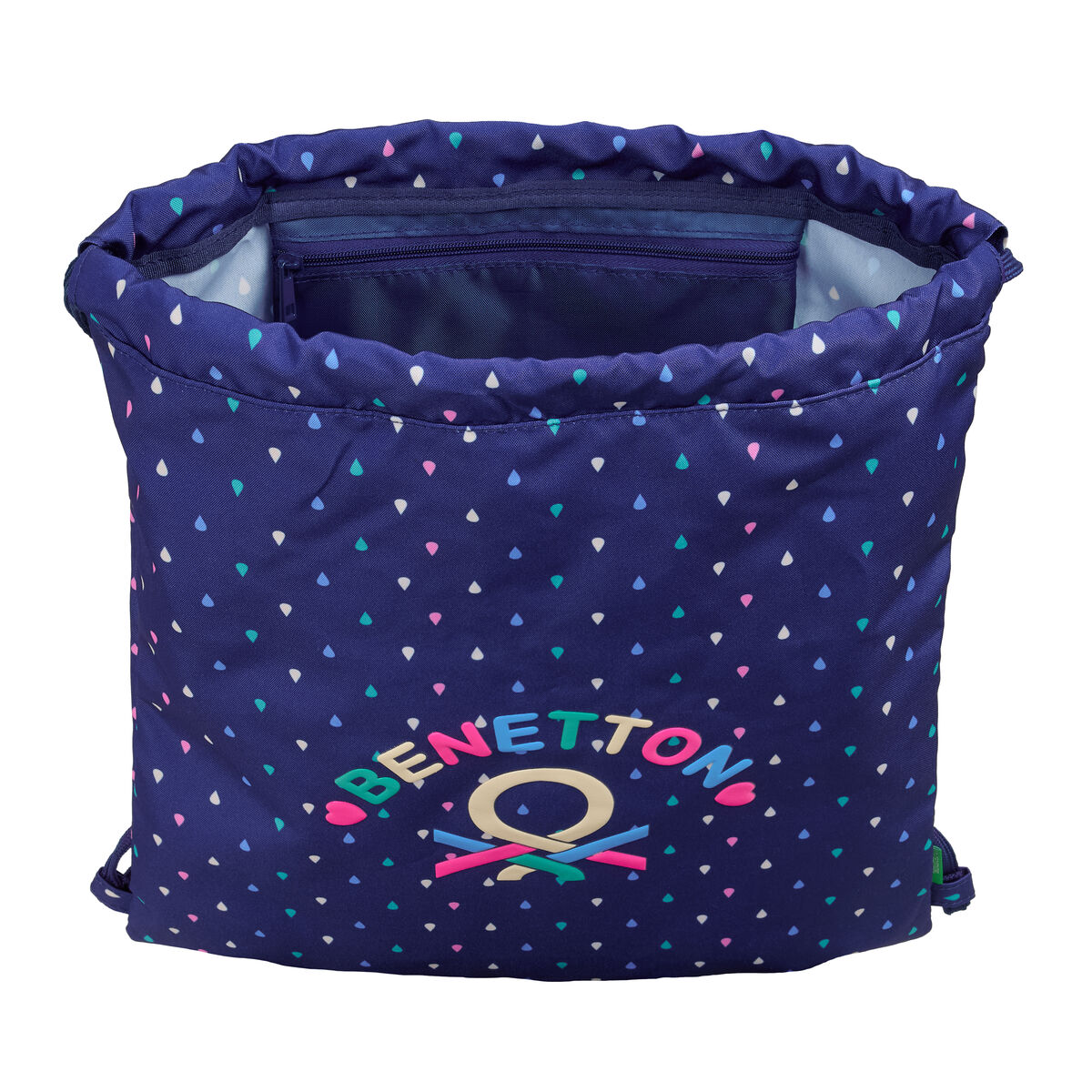 Backpack with Strings Benetton Drop Multicolour 35 x 40 x 1 cm