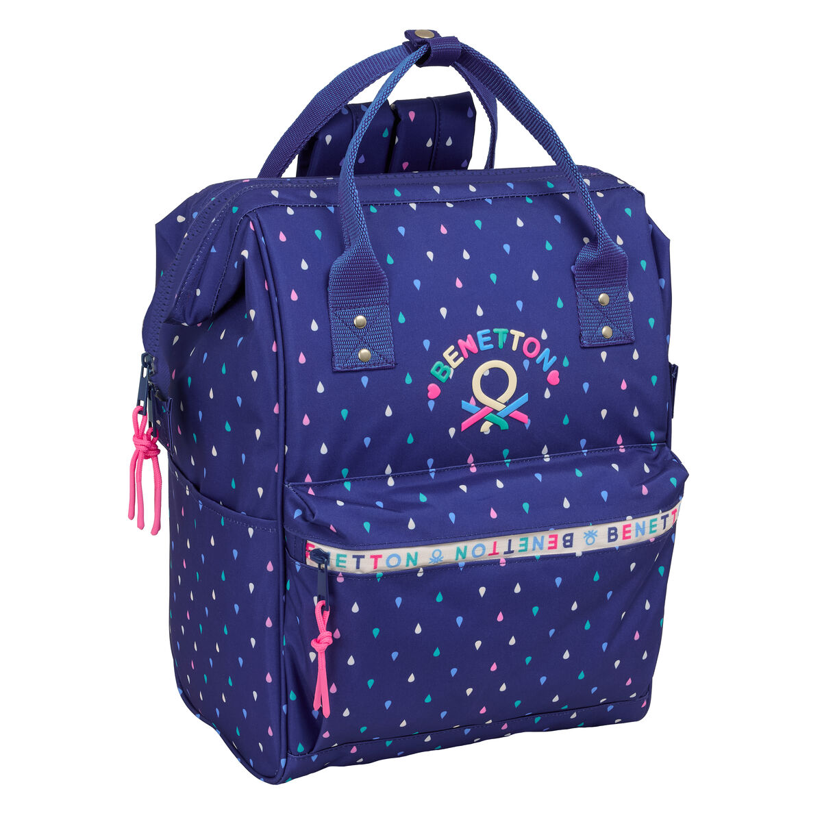 School Bag Benetton benetton Multicolour 27 x 40 x 19 cm School Bag Benetton benetton Multicolour 27 x 40 x 19 cm