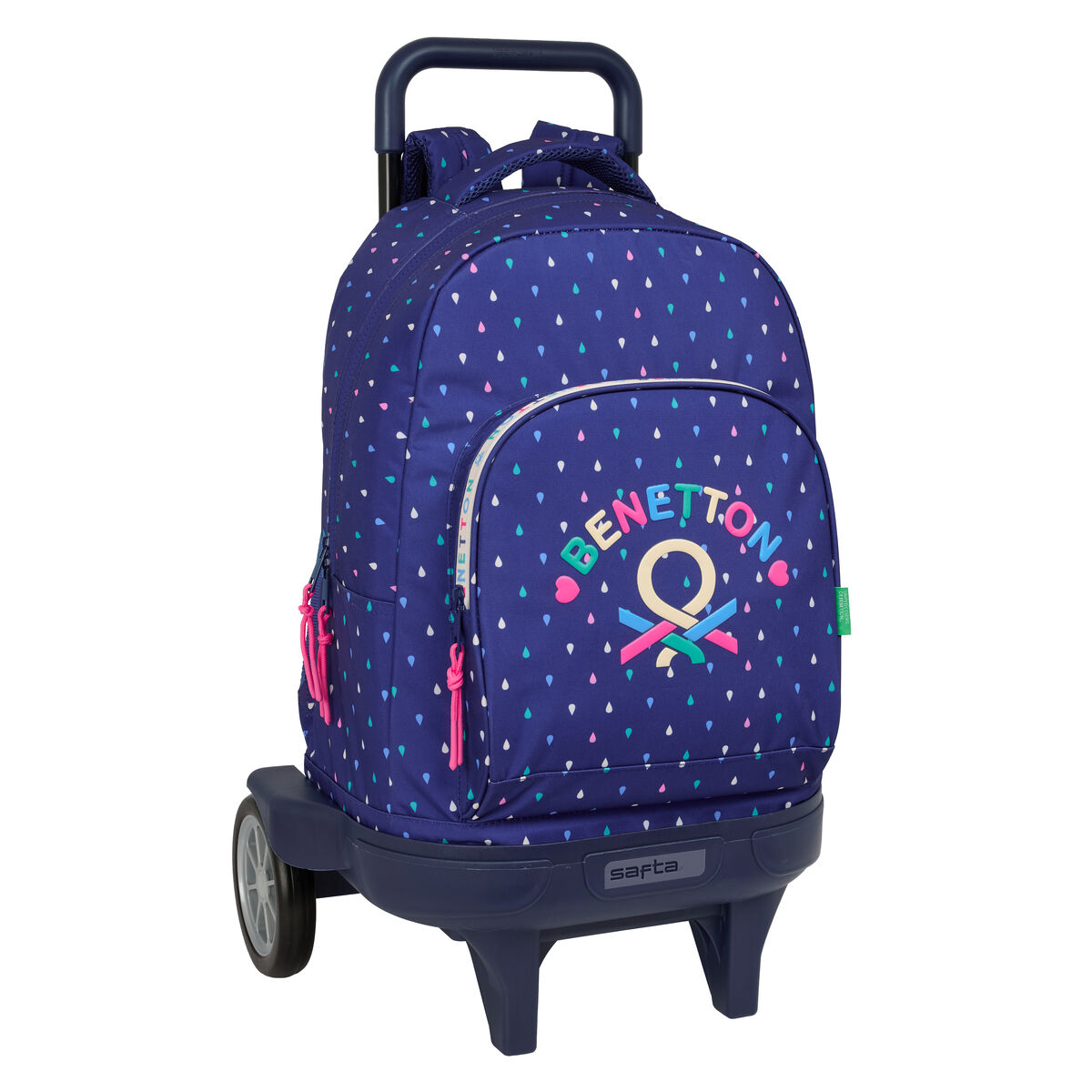 School Bag Benetton Drop Multicolour 33 x 45 x 22 cm