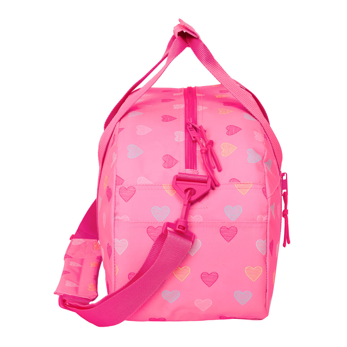 Sports bag Benetton Heart Pink 50 x 26 x 20 cm