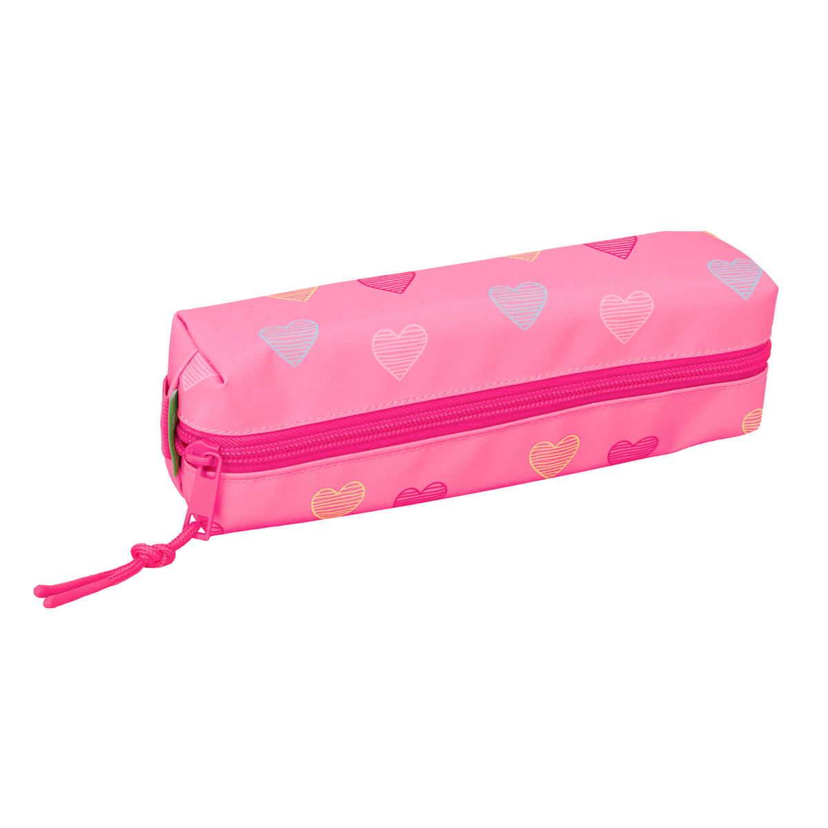 Holdall Benetton Heart Pink 22 x 4 x 7 cm