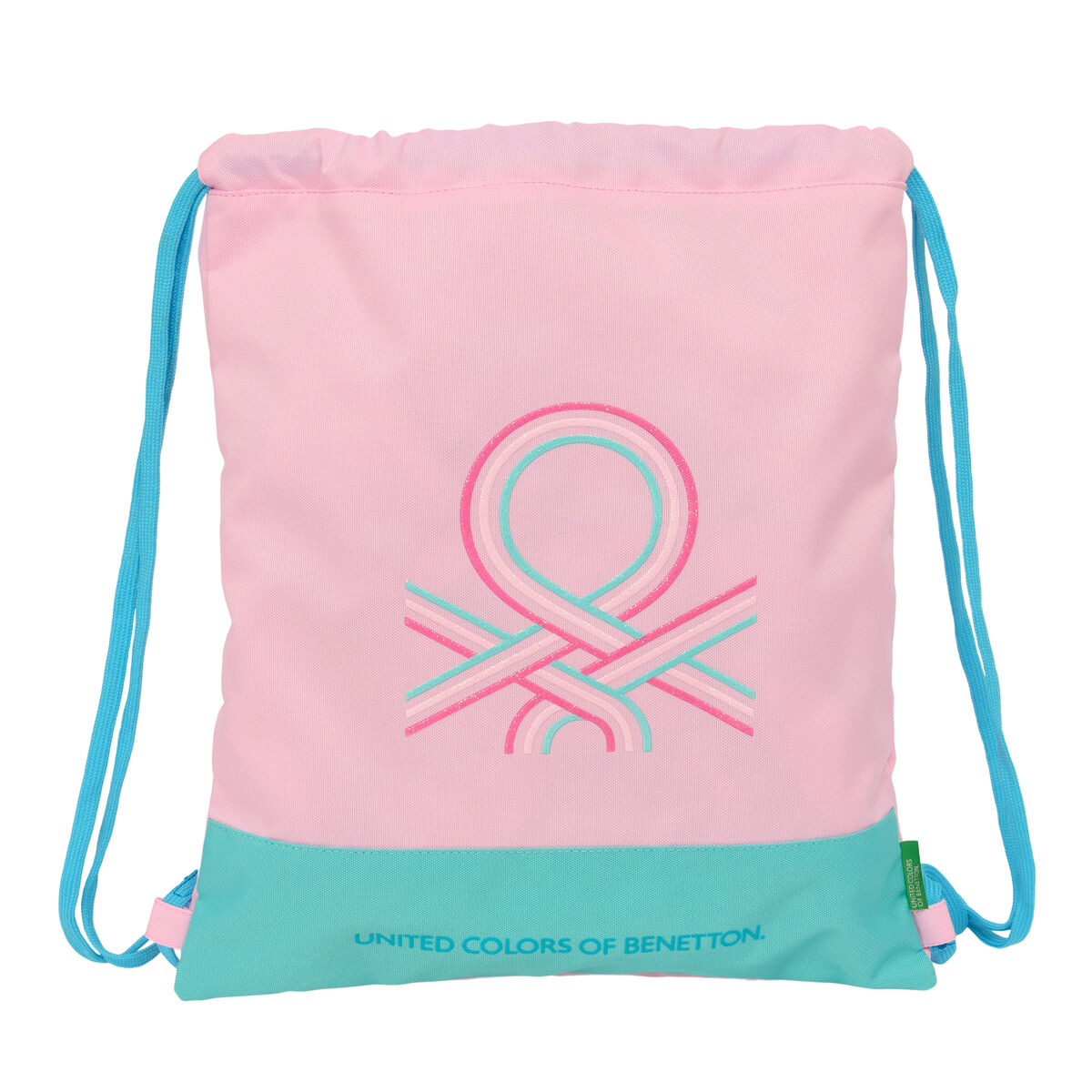 Backpack with Strings Benetton Dolce Multicolour 35 x 40 x 1 cm
