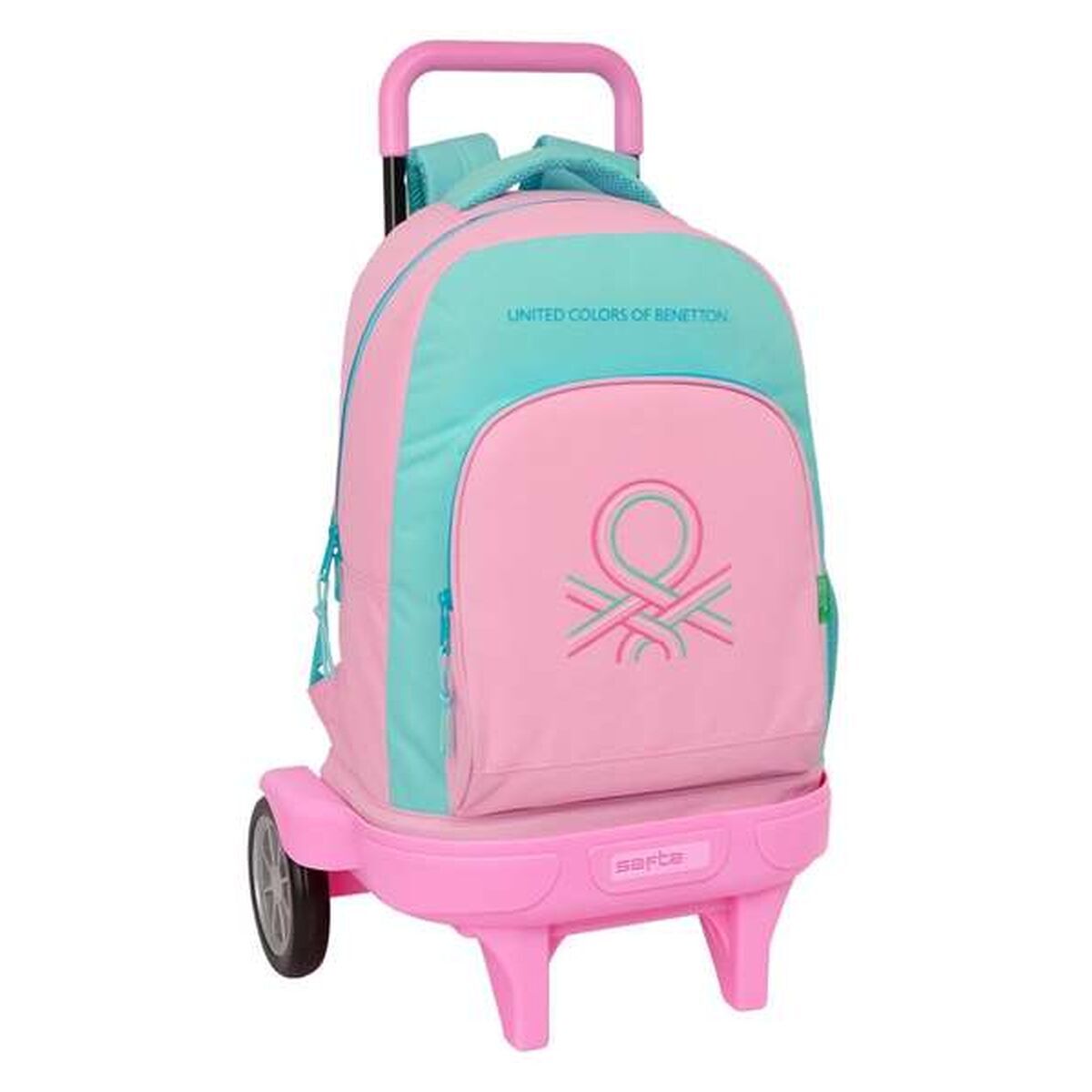 School Rucksack with Wheels Benetton Dolce Multicolour 33 x 45 x 22 cm School Rucksack with Wheels Benetton Dolce Multicolour 33 x 45 x 22 cm