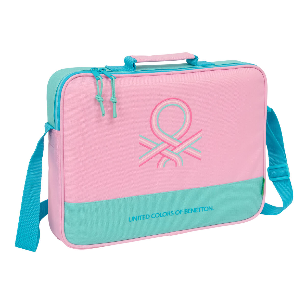 School Bag Benetton Dolce Multicolour 38 x 28 x 6 cm