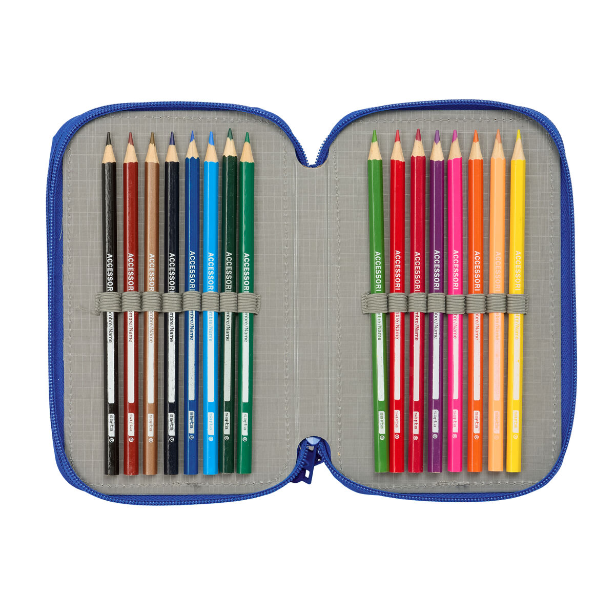 Holdall Sonic Blue 12,5 x 19,5 x 5,5 cm 37 Pieces