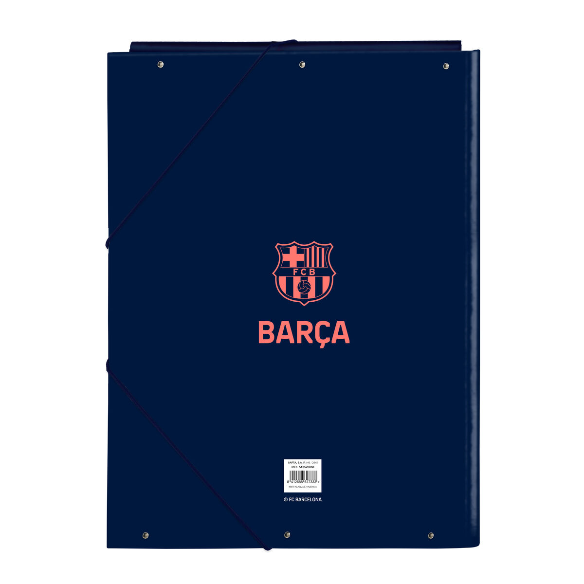 Ring binder F.C. Barcelona Navy Blue A4 26 x 33.5 x 2.5 cm