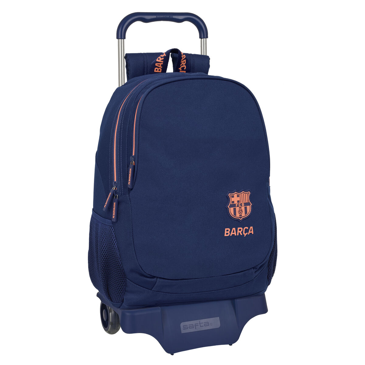 School Bag F.C. Barcelona Navy Blue 32 x 44 x 16 cm