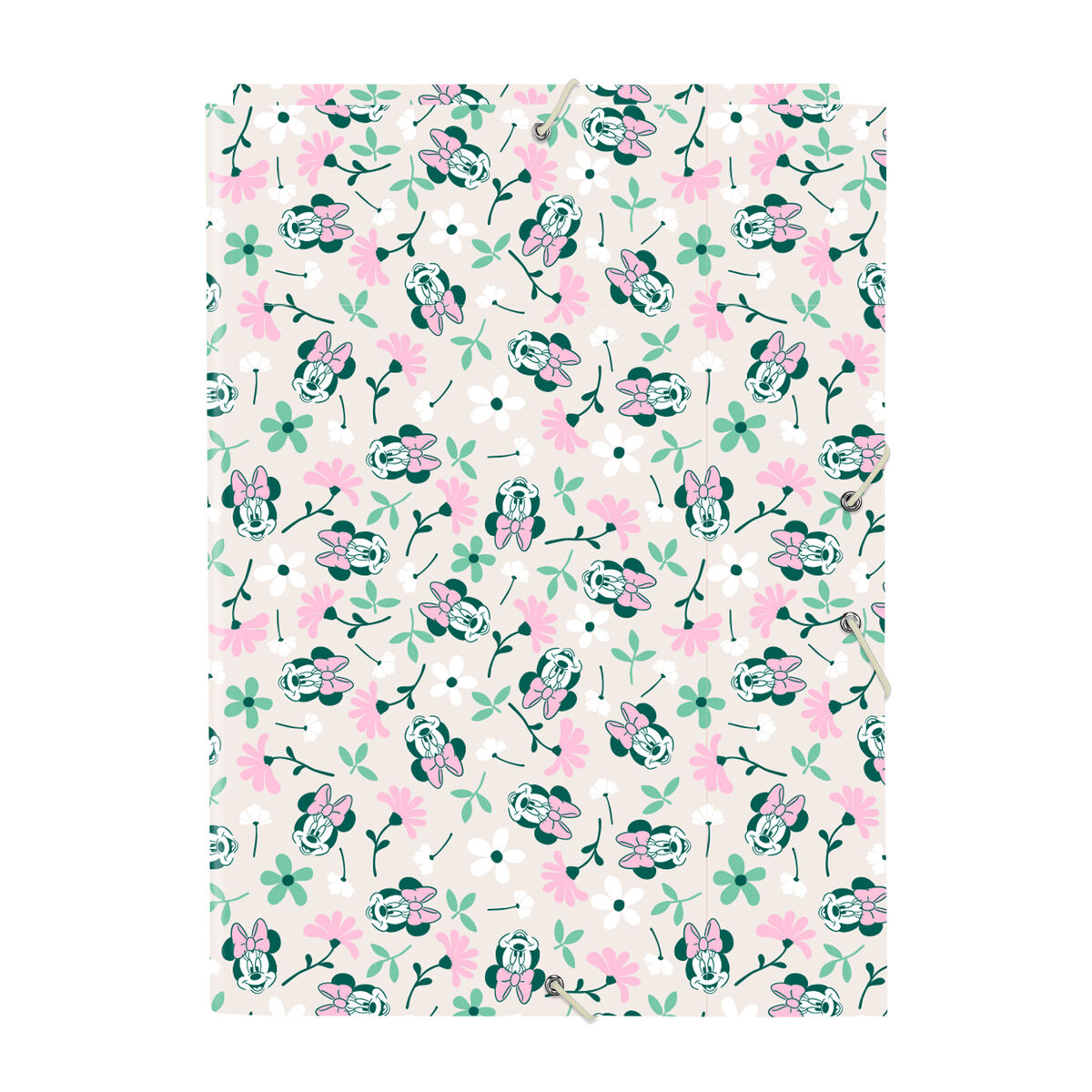 Ring binder Minnie Mouse Minty Pink A4 26 x 33.5 x 2.5 cm Ring binder Minnie Mouse Minty Pink A4 26 x 33.5 x 2.5 cm