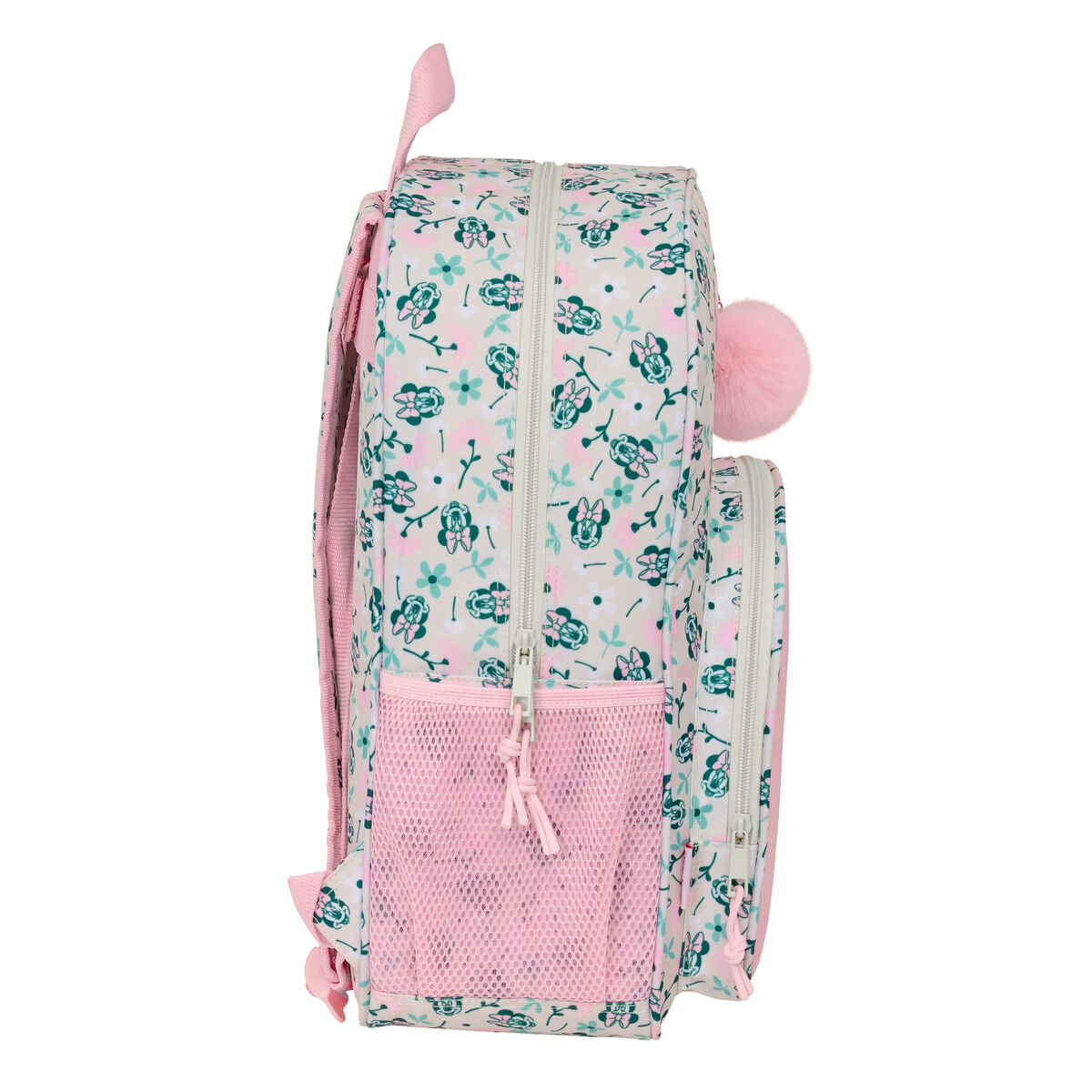 School Bag Minnie Mouse Minty Pink 33 x 42 x 14 cm