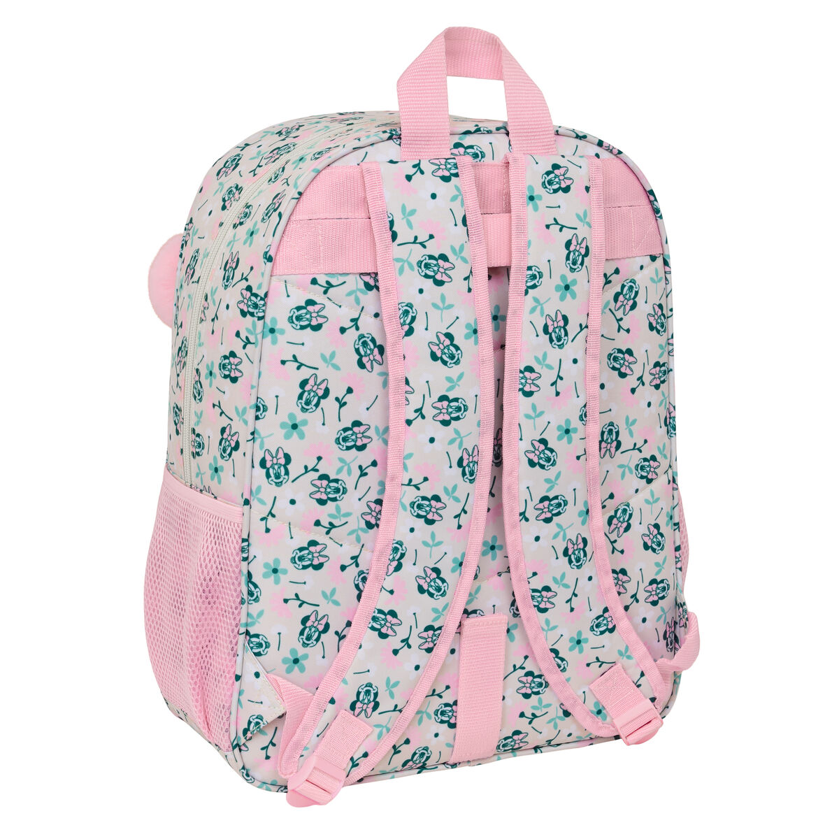 School Bag Minnie Mouse Minty Pink 33 x 42 x 14 cm
