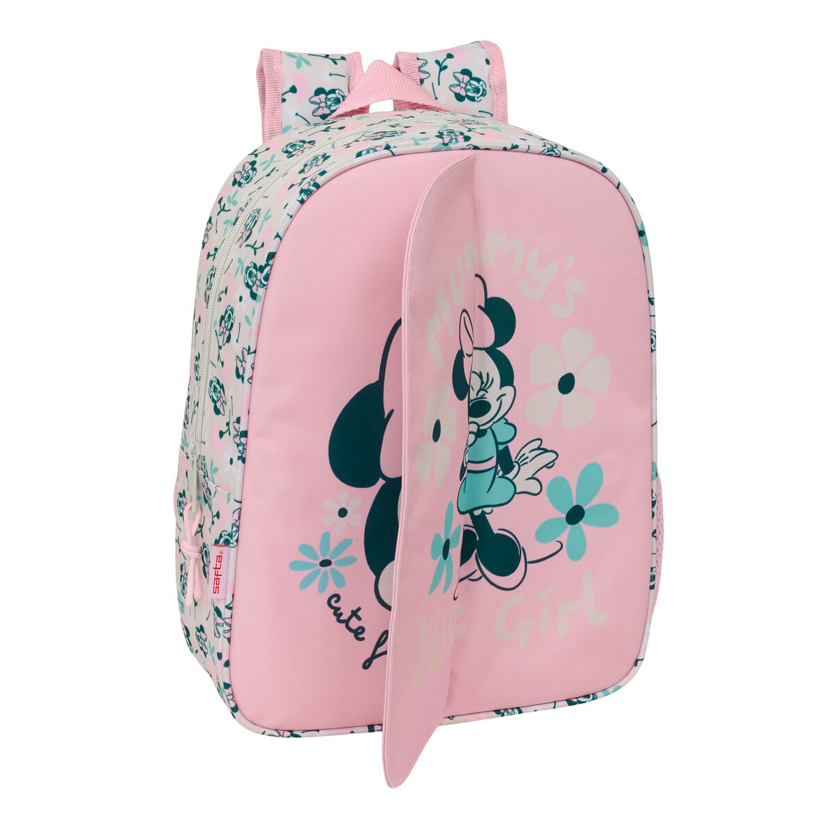 School Bag Minnie Mouse Minty Pink 26 x 34 x 11 cm