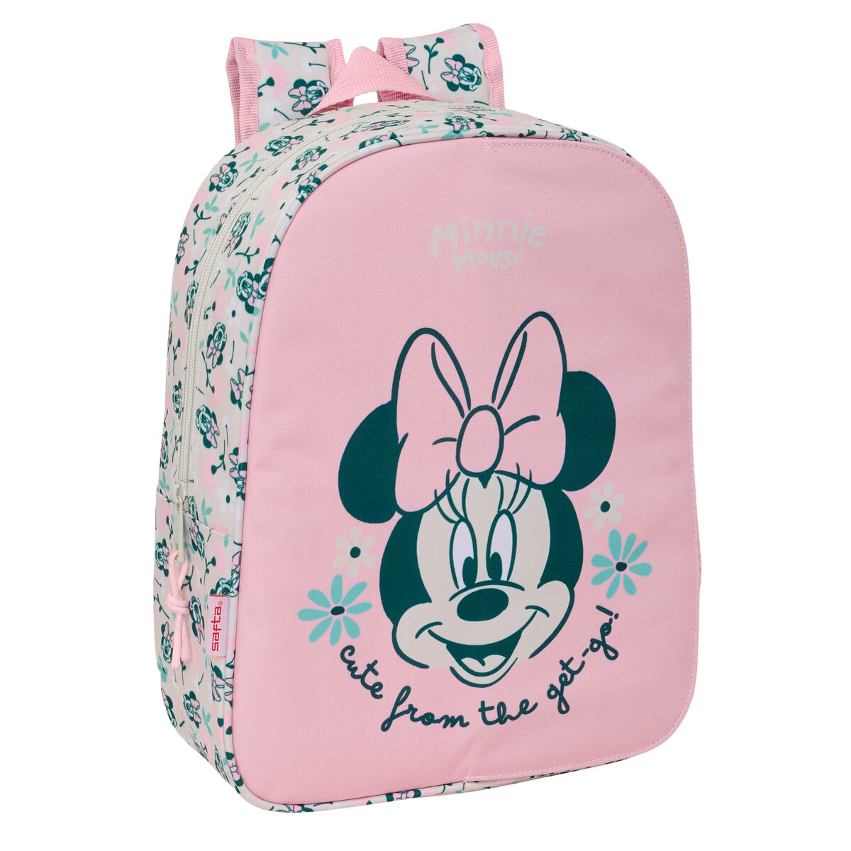 School Bag Minnie Mouse Minty Pink 26 x 34 x 11 cm