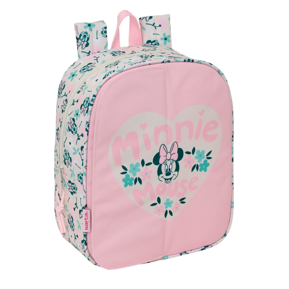 School Bag Minnie Mouse Minty Pink 22 x 27 x 10 cm