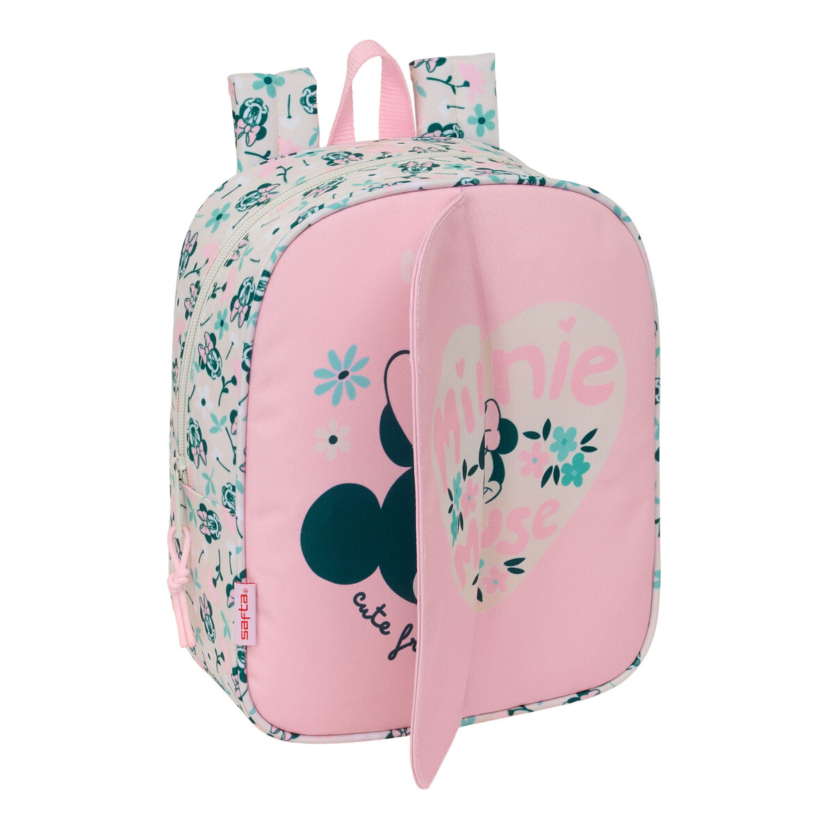 School Bag Minnie Mouse Minty Pink 22 x 27 x 10 cm