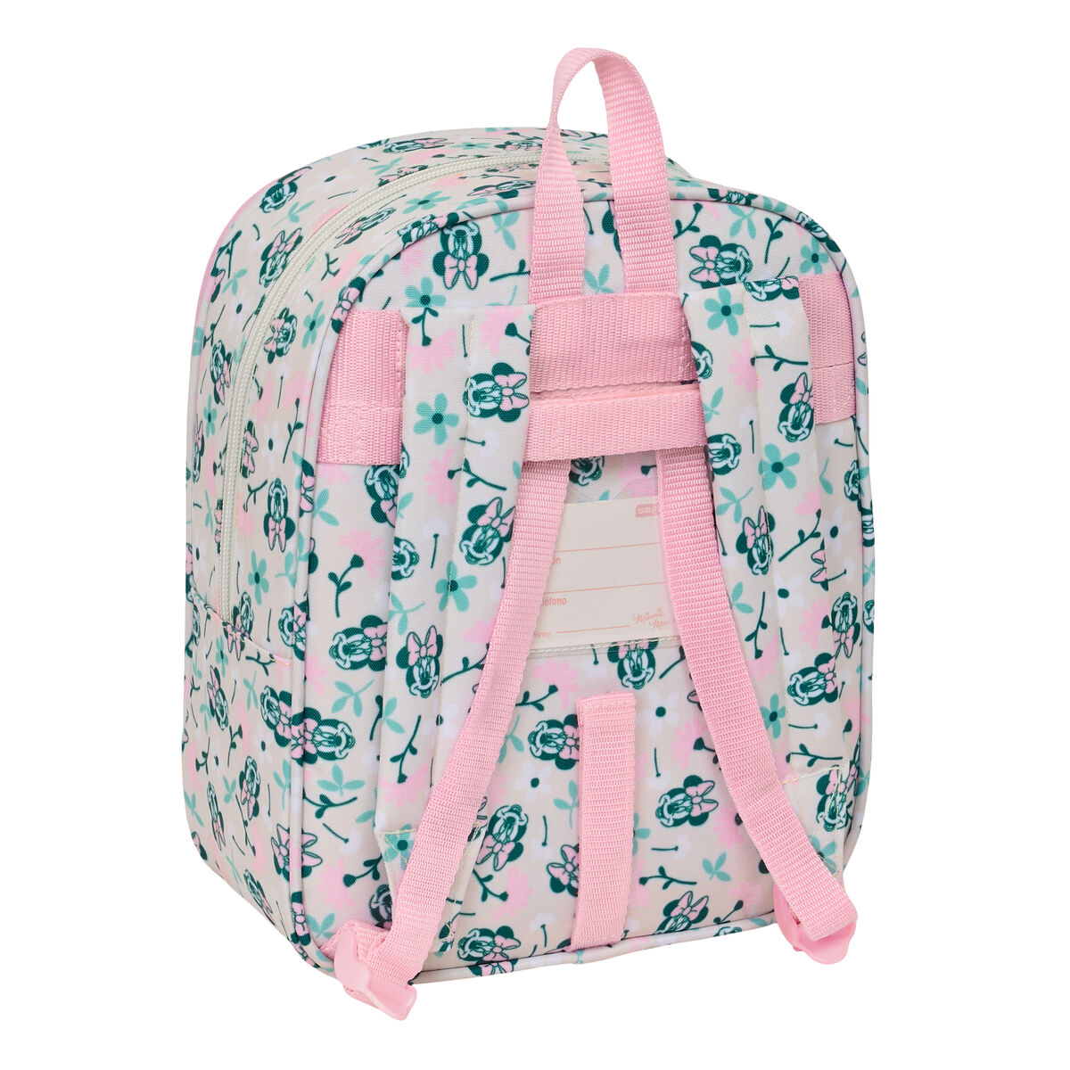 School Bag Minnie Mouse Minty Pink 22 x 27 x 10 cm