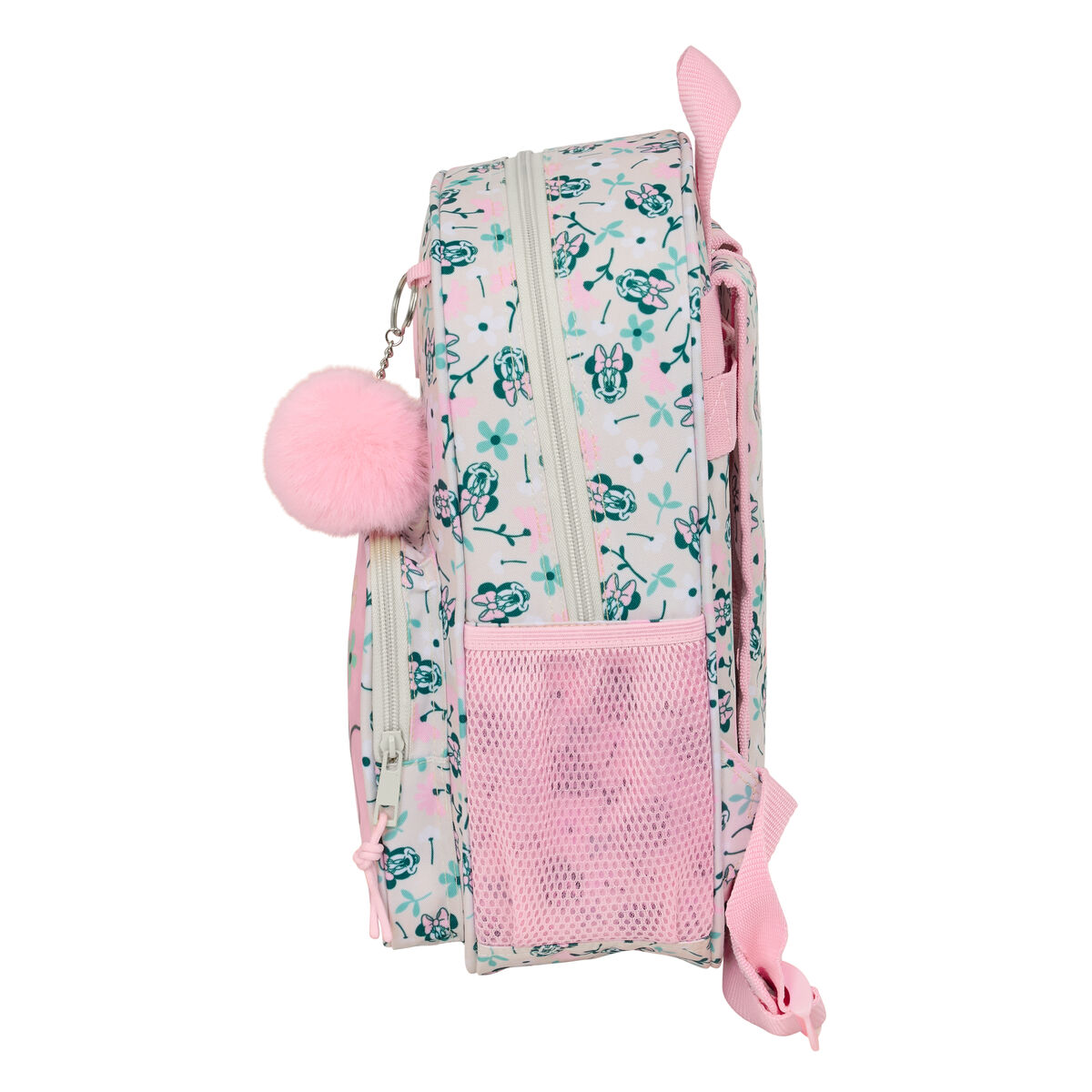 School Bag Minnie Mouse Minty Pink 28 x 34 x 10 cm