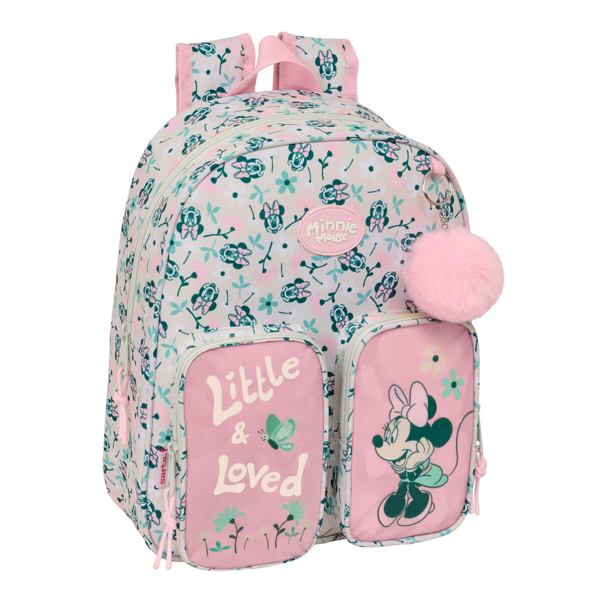 School Bag Minnie Mouse Minty Pink 28 x 34 x 10 cm School Bag Minnie Mouse Minty Pink 28 x 34 x 10 cm