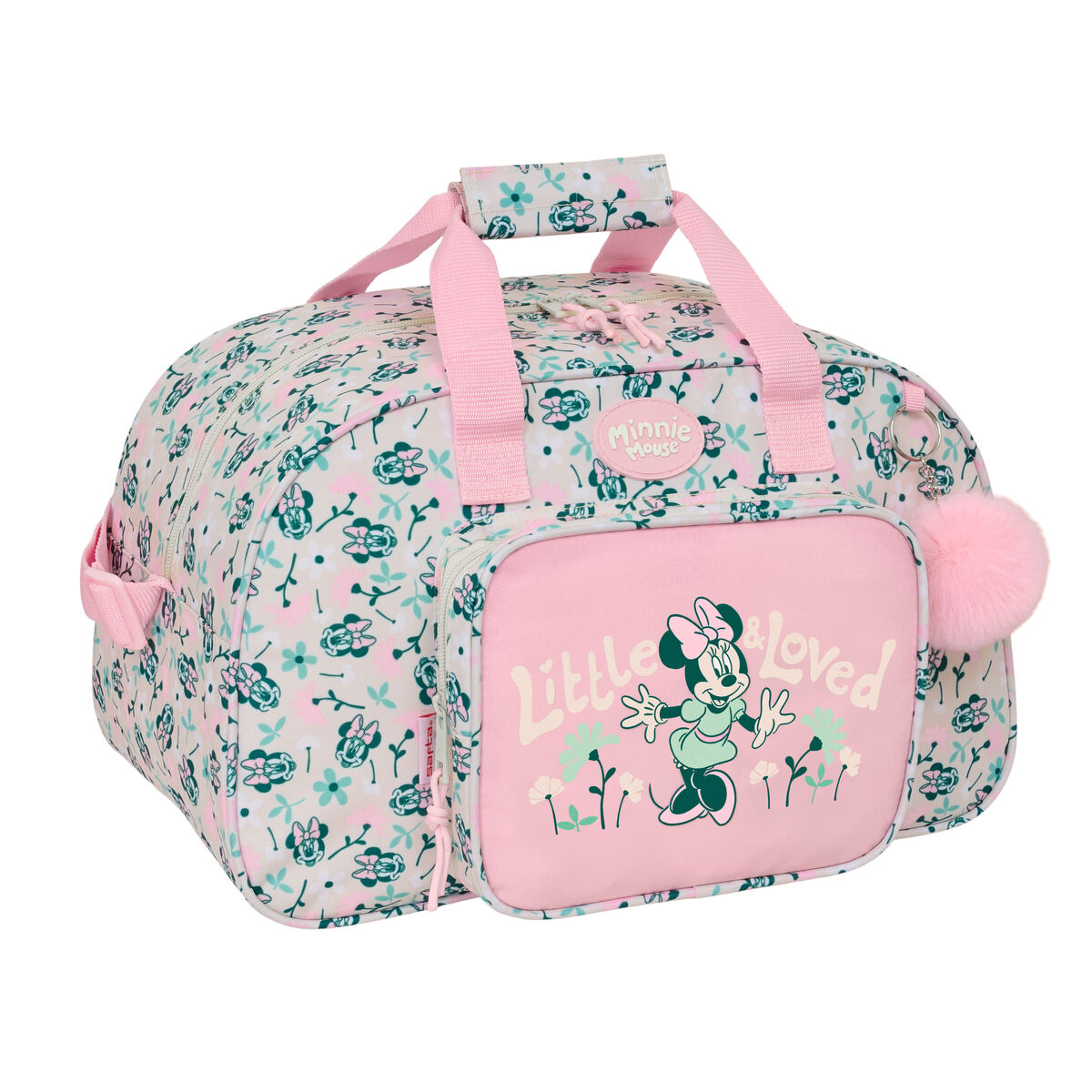 Sports bag Minnie Mouse Minty Pink 40 x 24 x 23 cm