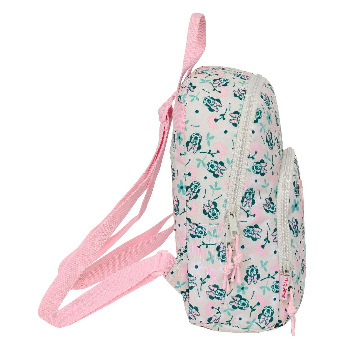 Rucksack Minnie Mouse Minty Pink 25 x 30 x 13 cm