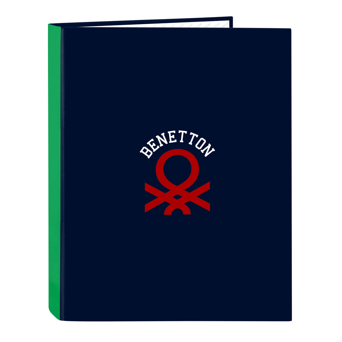Ring binder Benetton Together Navy Blue A4 26.5 x 33 x 4 cm