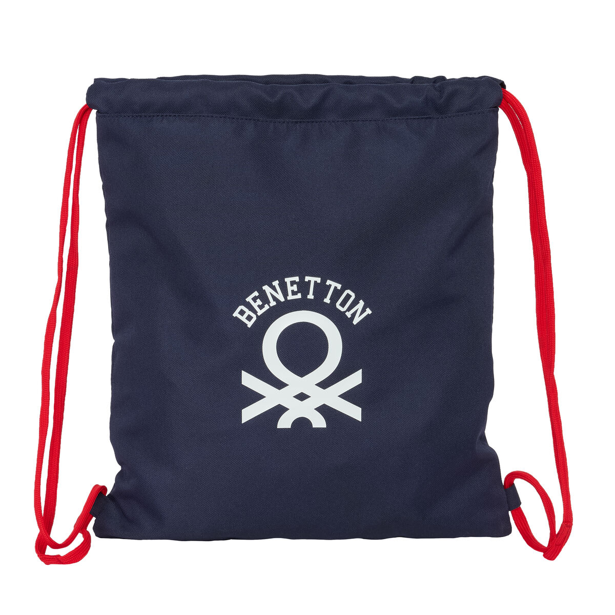Backpack with Strings Benetton Together Navy Blue 35 x 40 x 1 cm