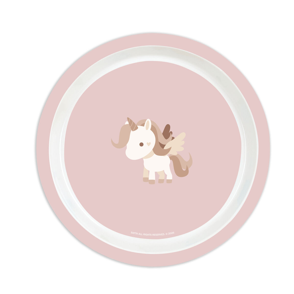 Childrens Dinner Set Safta Unicornio PVC