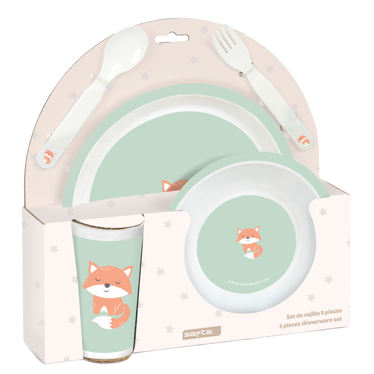 Childrens Dinner Set Safta Zorrito PVC