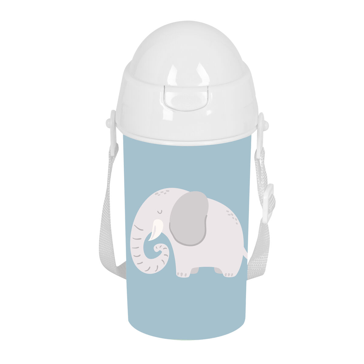 Water bottle Safta Elefante Blue PVC 500 ml Water bottle Safta Elefante Blue PVC 500 ml