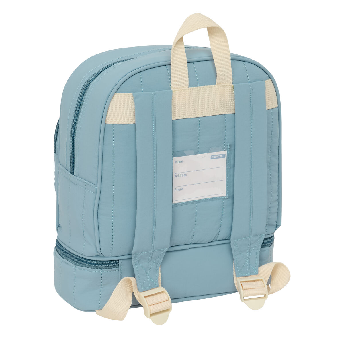 School Bag Safta Elefante Blue 22 x 27 x 10 cm