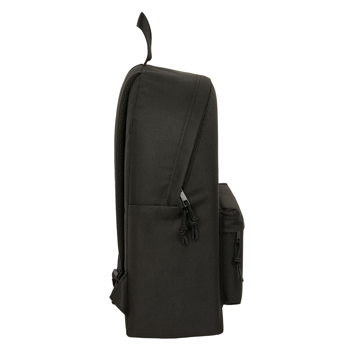 School Bag Benetton Negro Black 33 x 42 x 15 cm