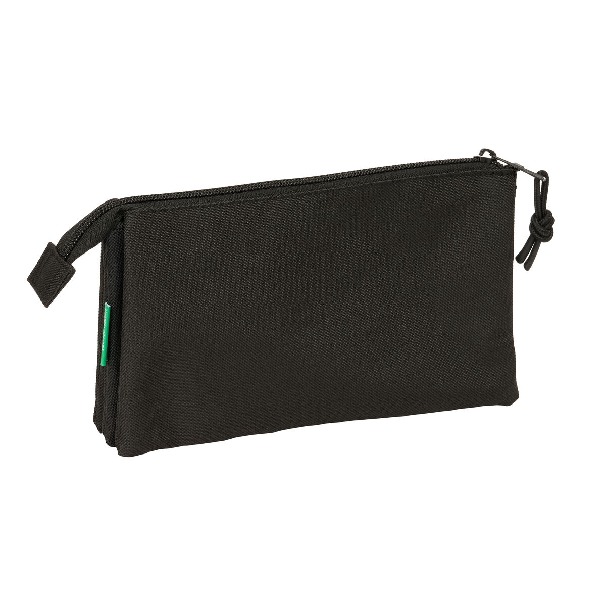 Holdall Benetton Negro Black 22 x 12 x 3 cm