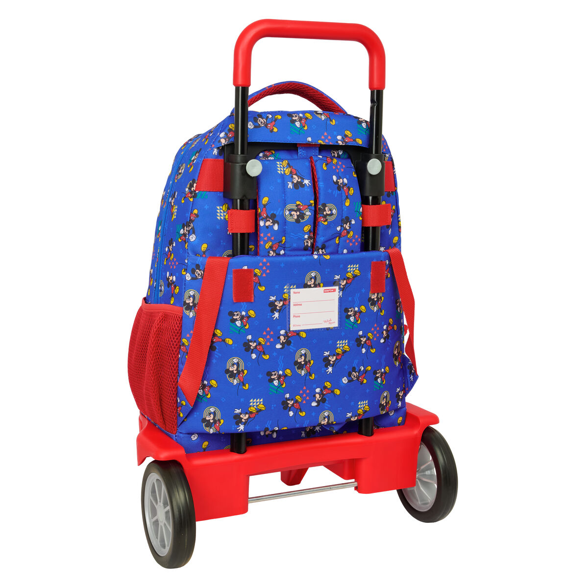 School Rucksack with Wheels Mickey Mouse Clubhouse Today Blue 33 x 45 x 22 cm