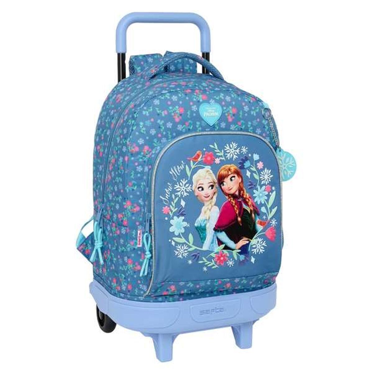 School Rucksack with Wheels Frozen Blue 33 x 45 x 22 cm School Rucksack with Wheels Frozen Blue 33 x 45 x 22 cm