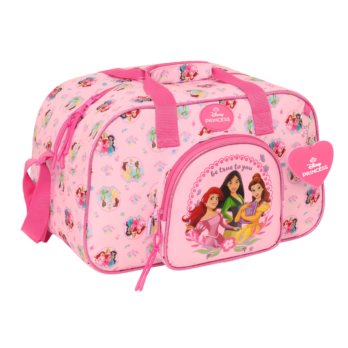 Sports bag Disney Princess Pink 40 x 24 x 23 cm