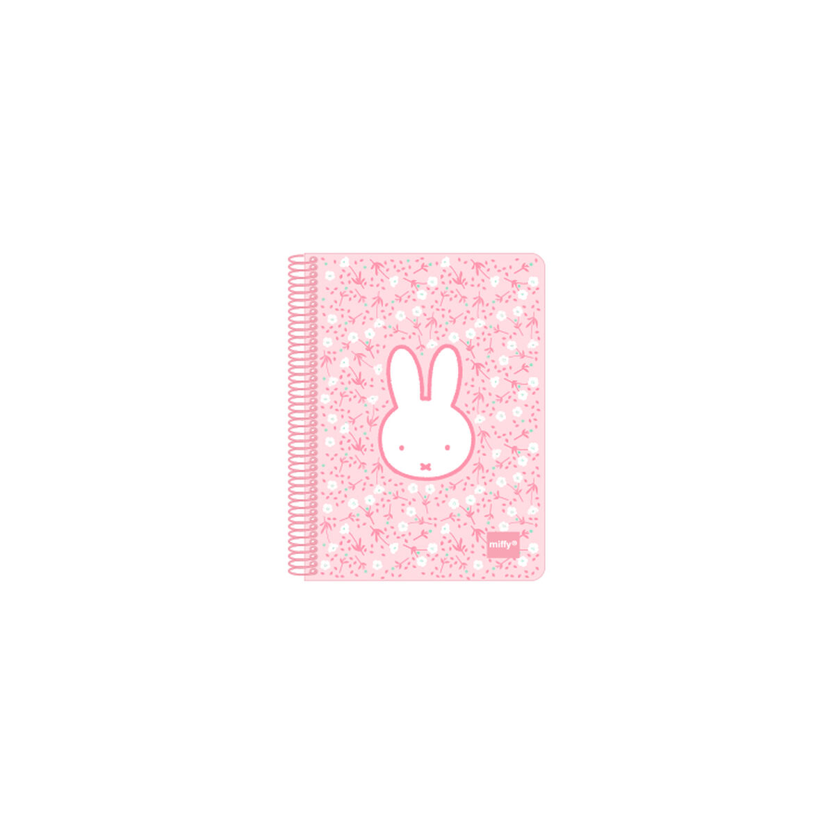 Notebook Miffy Flores A5 80 Sheets Notebook Miffy Flores A5 80 Sheets
