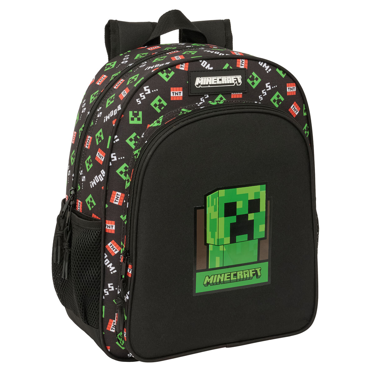 School Bag Minecraft Black 32 x 38 x 12 cm School Bag Minecraft Black 32 x 38 x 12 cm