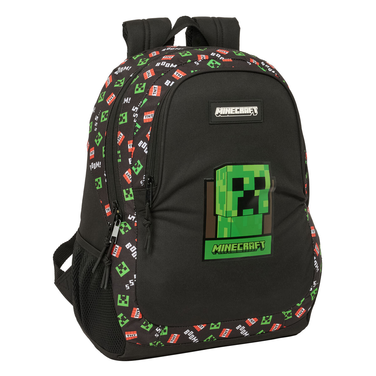 School Bag Minecraft Black 32 x 44 x 16 cm School Bag Minecraft Black 32 x 44 x 16 cm