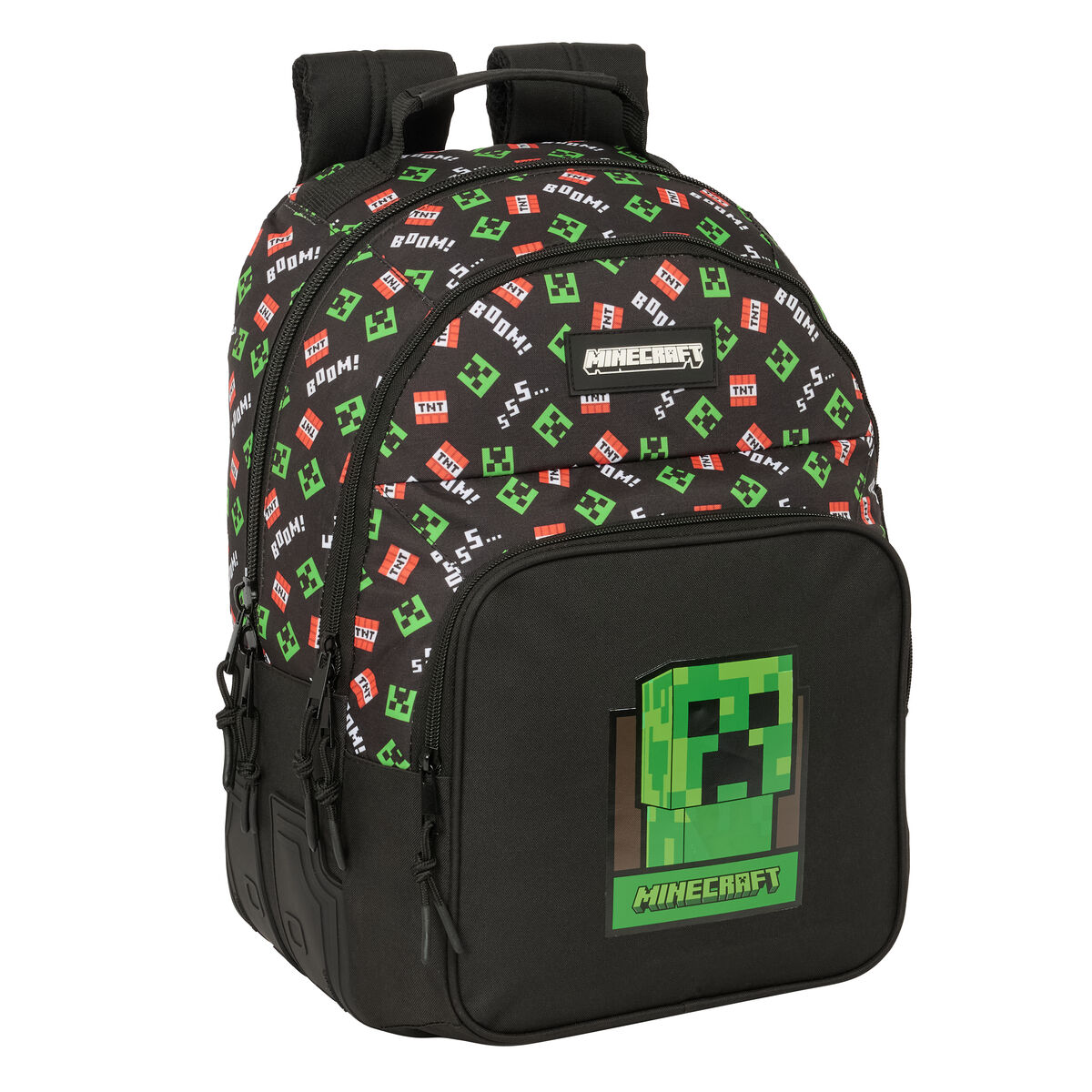 School Bag Minecraft Black 32 x 42 x 15 cm