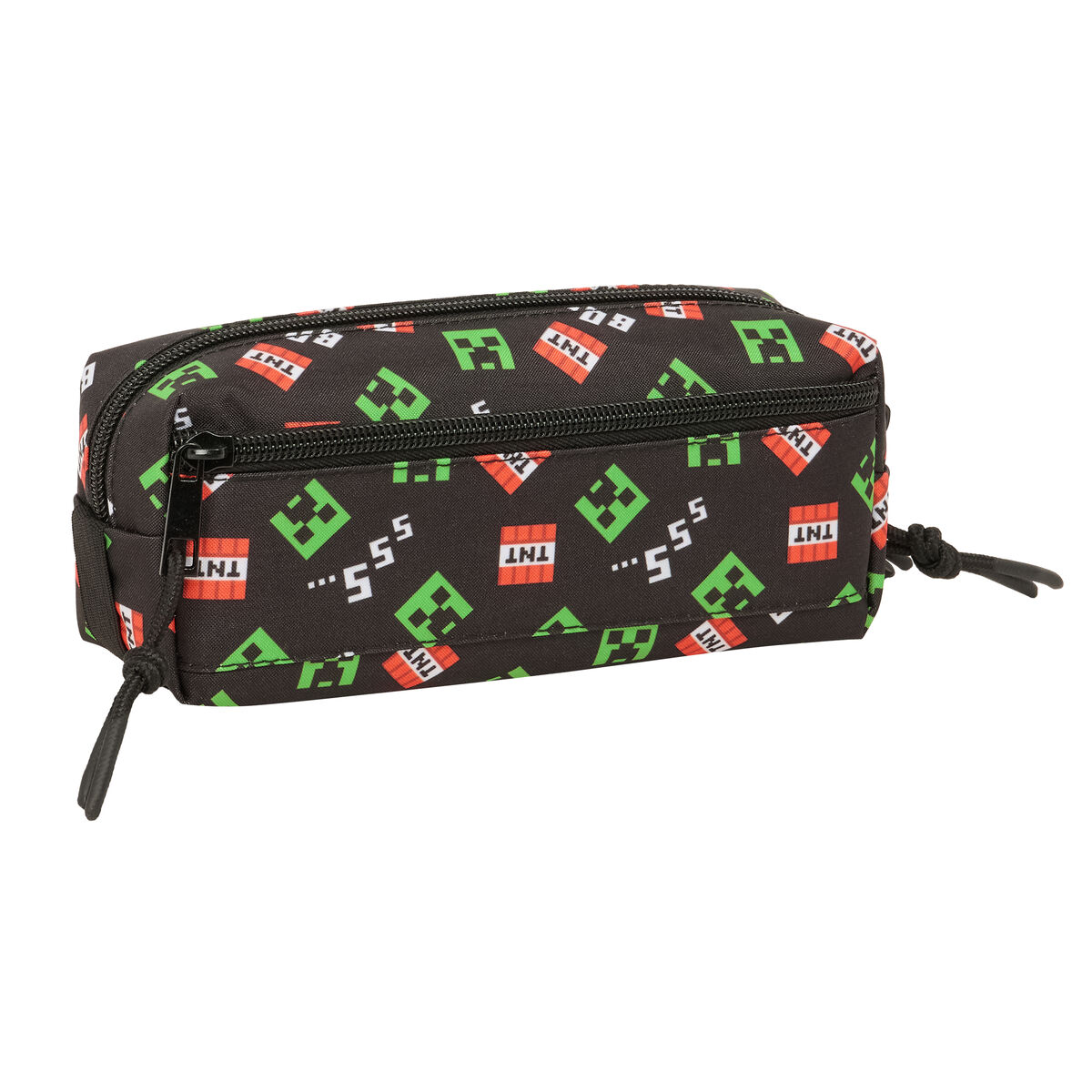 Triple Carry-all Minecraft Black 22 x 8,5 x 6 cm