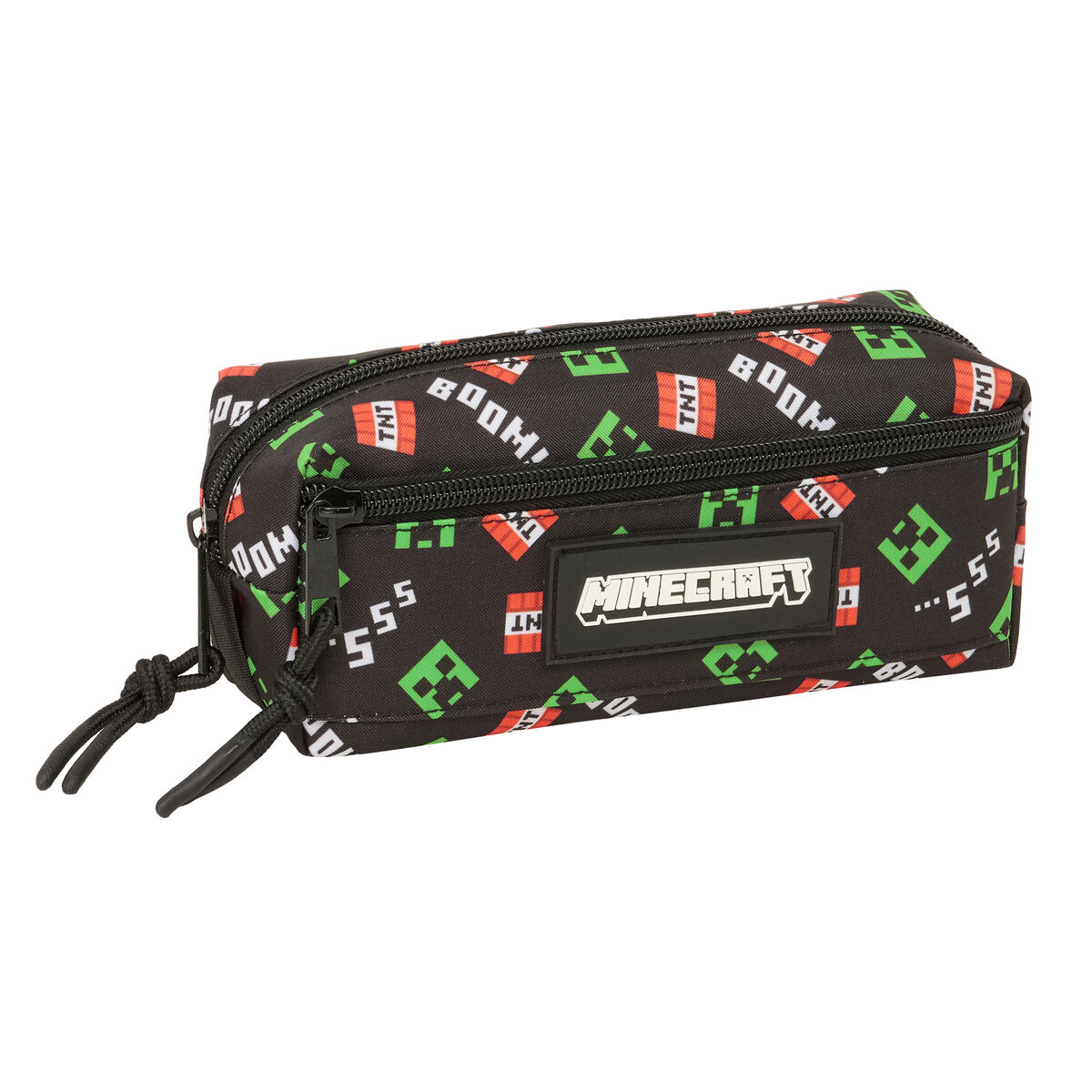 Triple Carry-all Minecraft Black 22 x 8,5 x 6 cm