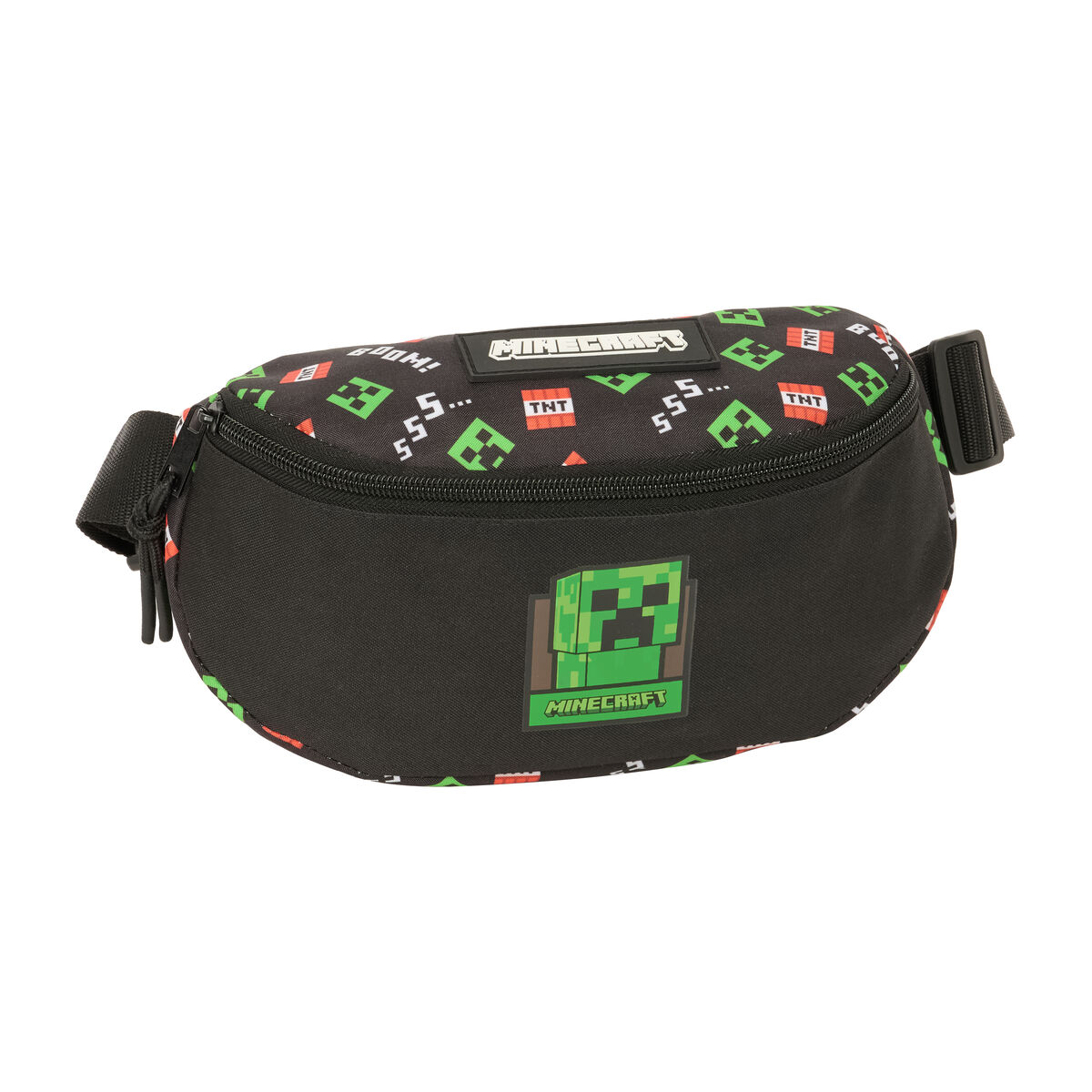 Belt Pouch Minecraft Black 23 x 14 x 9 cm Belt Pouch Minecraft Black 23 x 14 x 9 cm