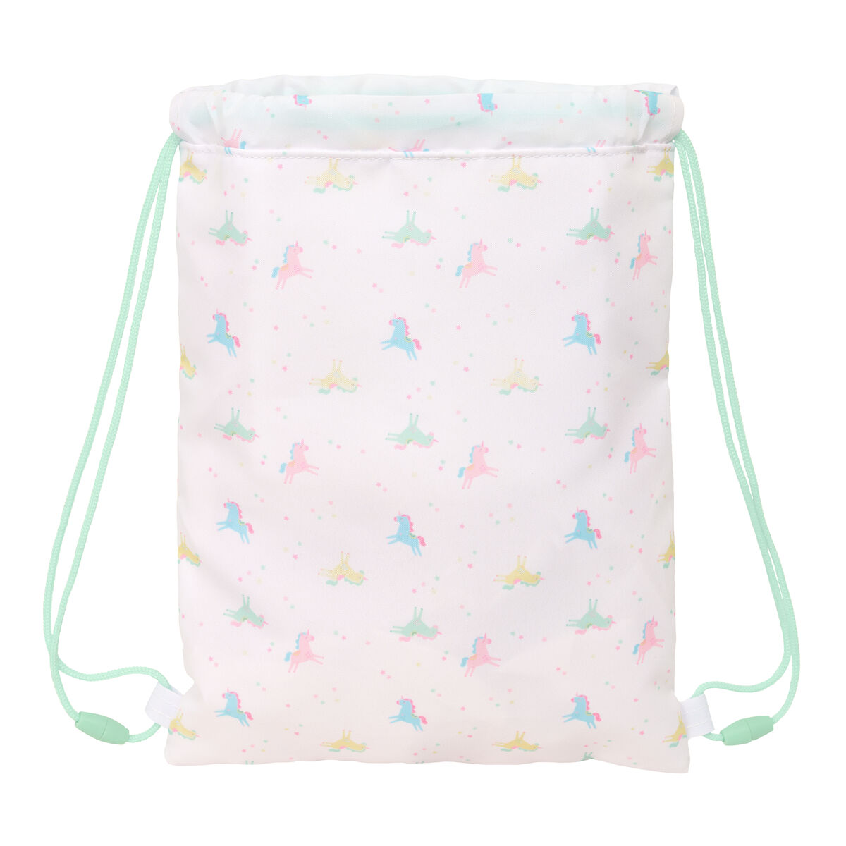 Backpack with Strings Safta Unicornio Beige 26 x 34 x 1 cm
