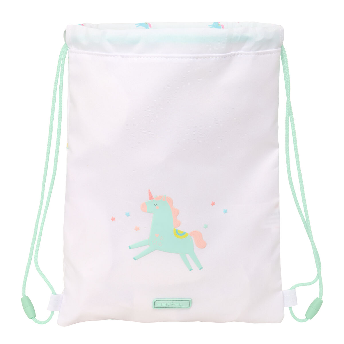 Backpack with Strings Safta Unicornio Beige 26 x 34 x 1 cm Backpack with Strings Safta Unicornio Beige 26 x 34 x 1 cm