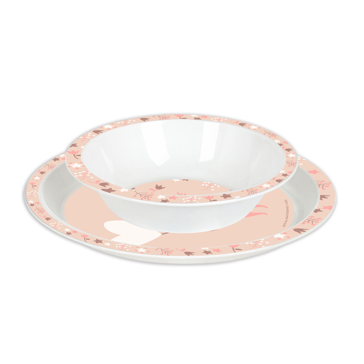 Childrens Dinner Set Safta Flores PVC